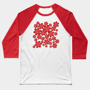 Floret (Red) Baseball T-Shirt